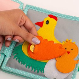 Jolly Jungle - 6 page mini quiet book