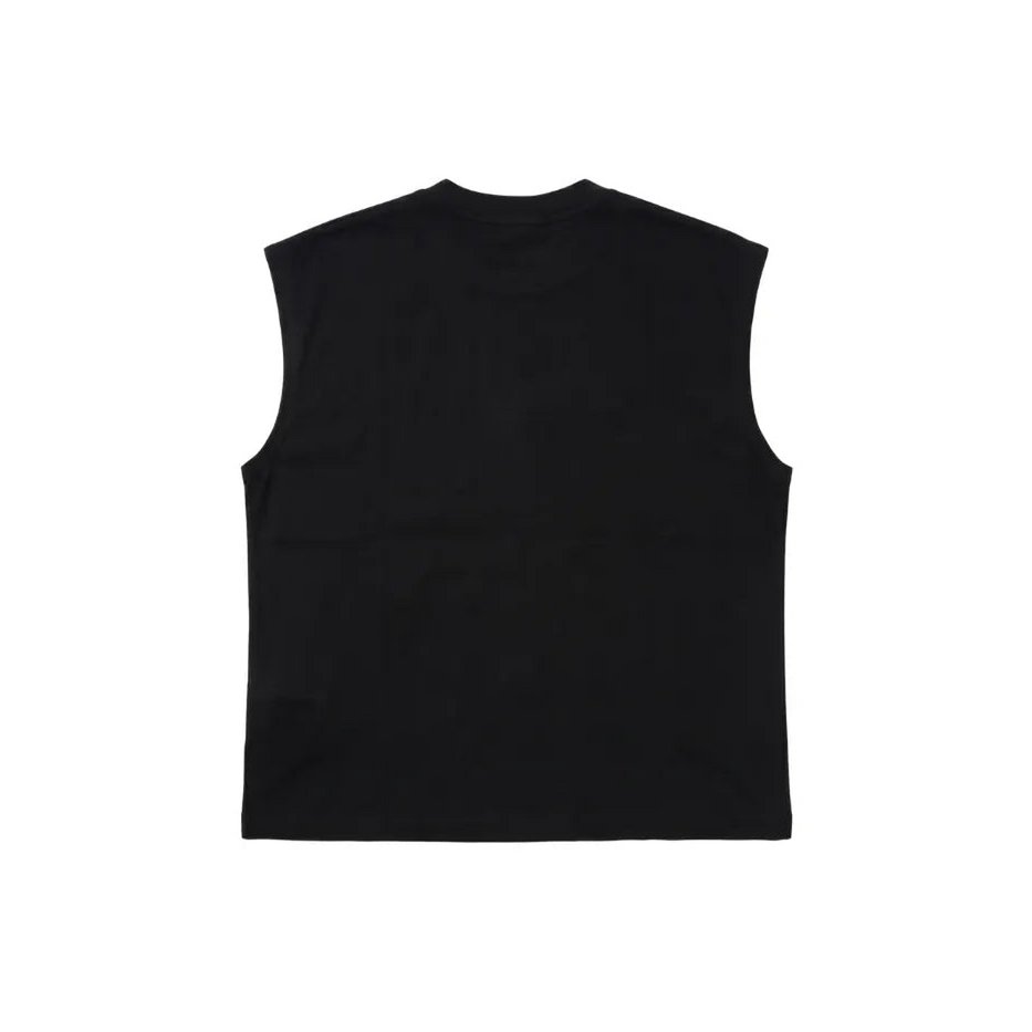 T-Shirt Nera 220gr Oversize Cotone Made in Italy No Rules