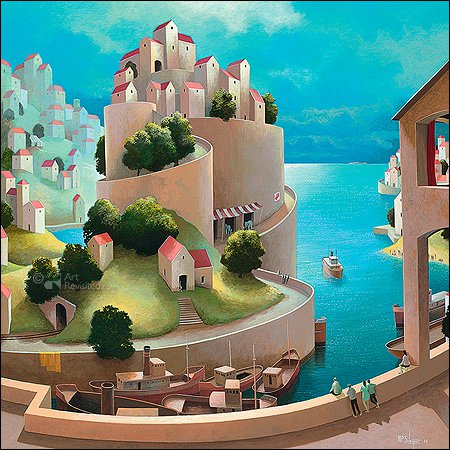 Card folder - Michiel Schrijver, Dreaming
