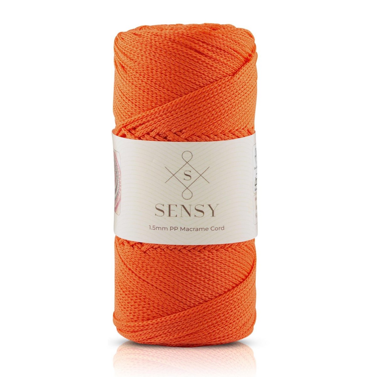 Cordoncino macramè Sensy Premium da 1,5 mm - 164 iarde, 100% poliestere