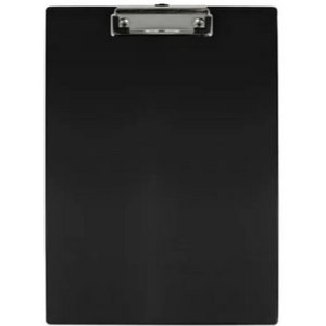 Westcott Clipboard A4 black with PVC