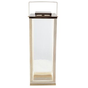Große Glaslaterne 25x25x71cm