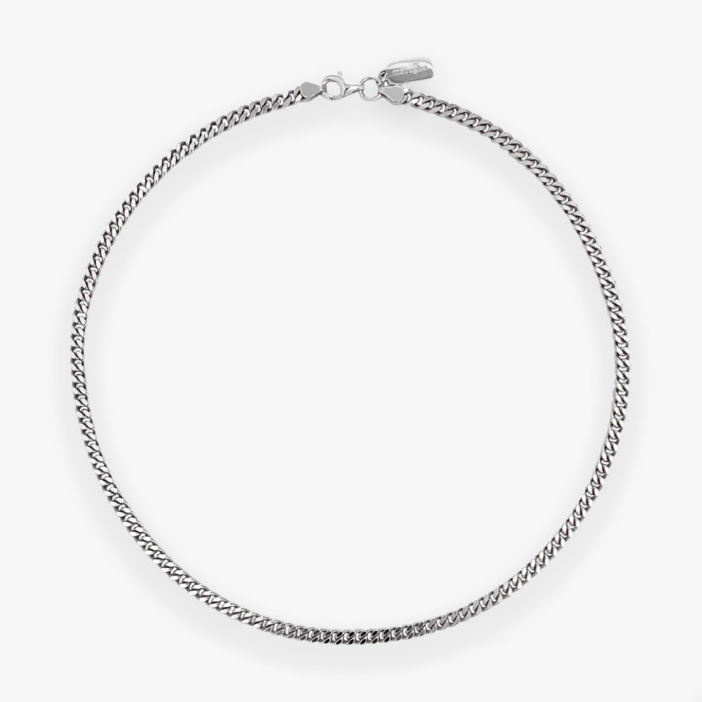Collar Lou Curb - Plata