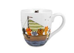 DUO CATS Mug, 1000ml, CAT CREW, giftbox