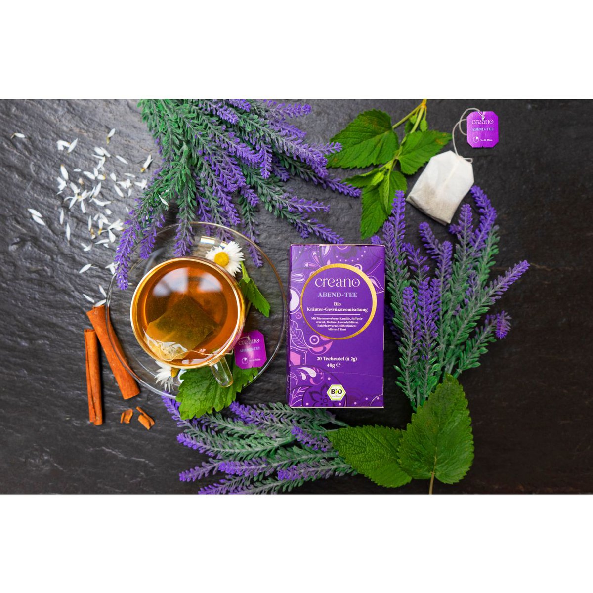 Creano Bio-Teebeutel Abend-Tee 20er Pack