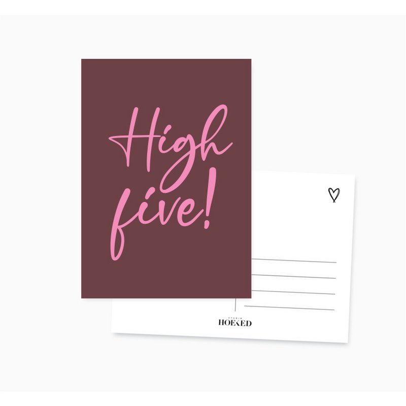A6 Ansichtkaart || High Five