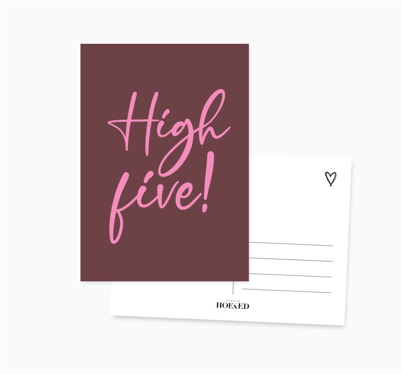 A6 Ansichtkaart || High Five