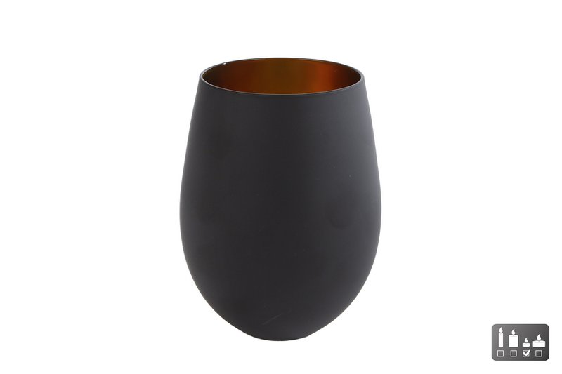 Wind light Martien black-gold glass 7