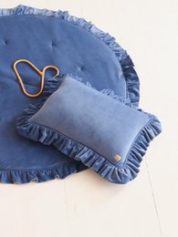 Mata Soft Velvet z Falbanką „Sapphire”