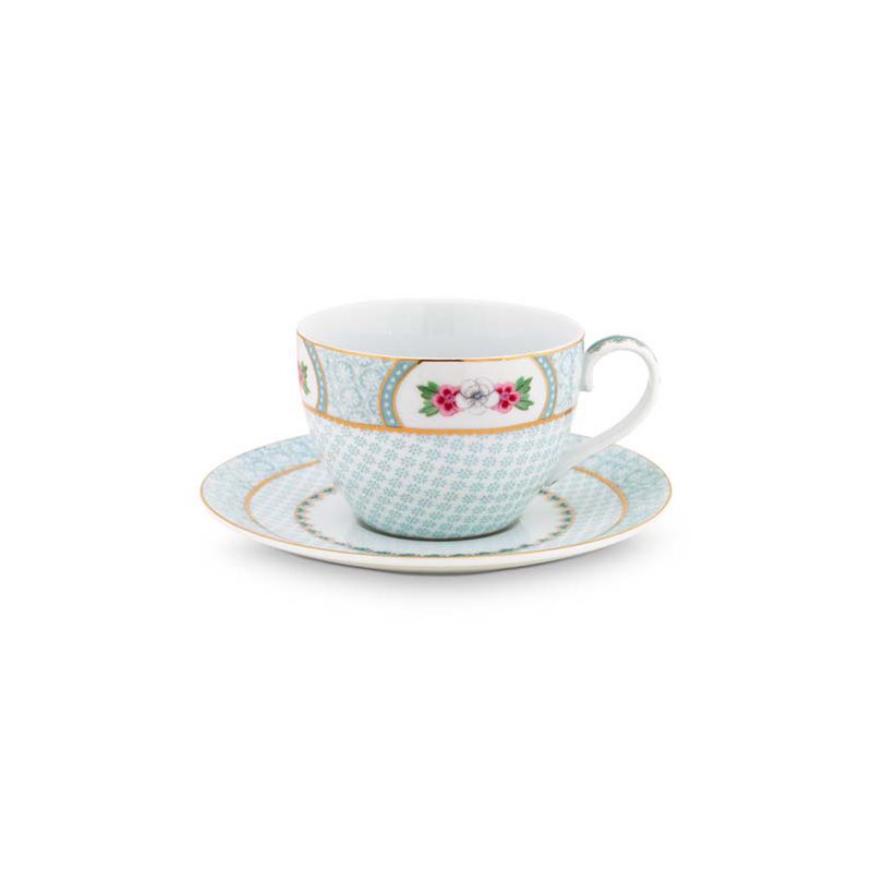 Cup & Saucer Blushing Birds White 280ml