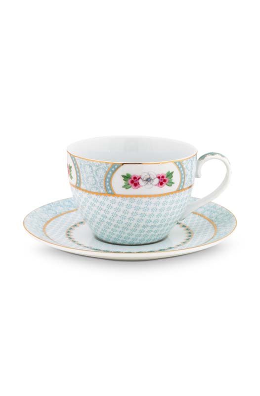 Cup & Saucer Blushing Birds White 280ml