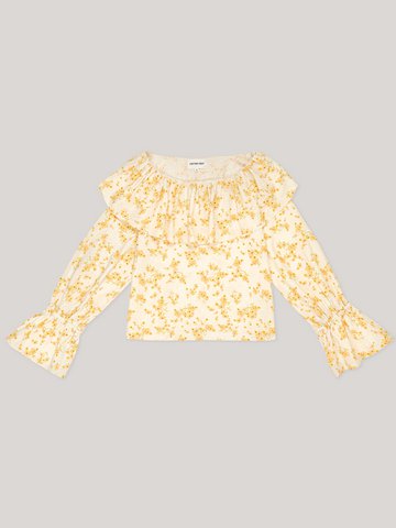 Marguerite bloemenprintblouse