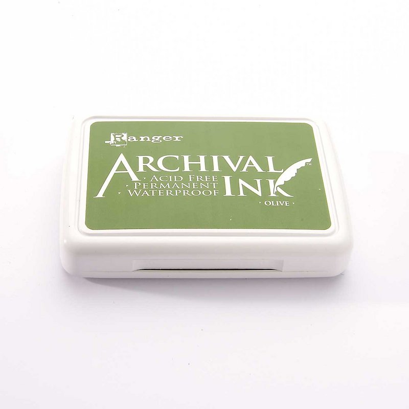 Ranger Archival Ink Pad - Olijf · Olijfgroen