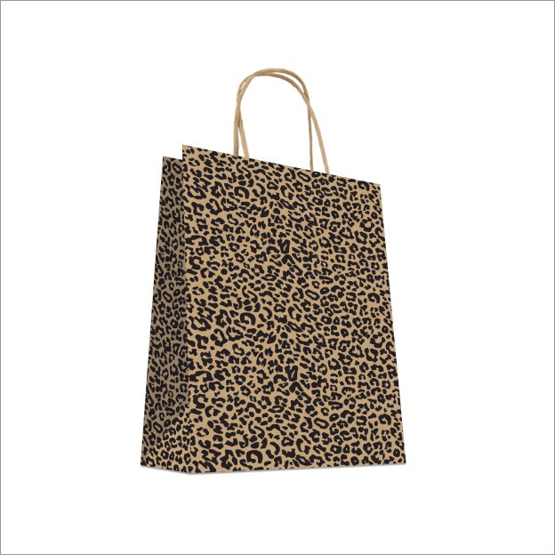 Paper bag M - Panter Print - 25 sts