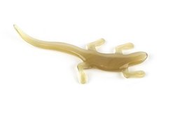 Set of 6 lizard knife holders in blond horn