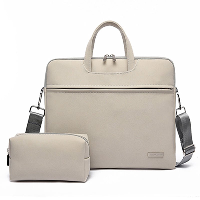 PU Leder Frauen Laptop Tasche Notebook Tragetasche Aktentasche Für Macbook Air 13,3 14 15,6 Zoll Männer Handtaschen Schulter Maus tasche