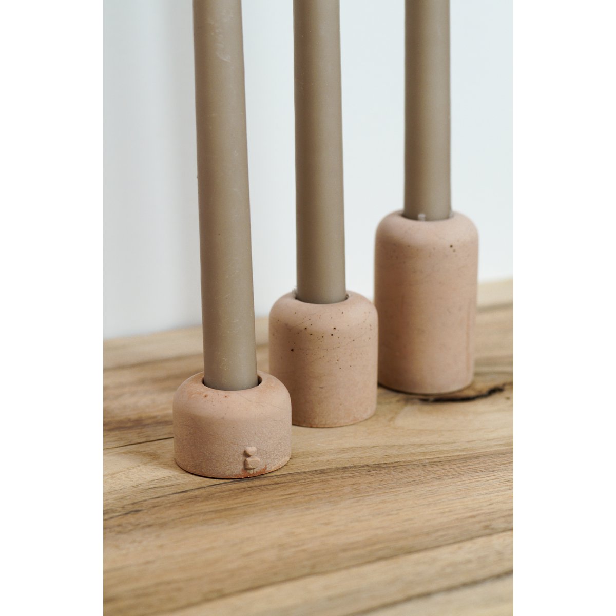 Sandstone candlesticks