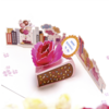 Pop up verjaardagskaart verjaardagstaart met versieringen Happy Birthday