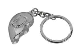 Metal Keychain, Broken Heart,
