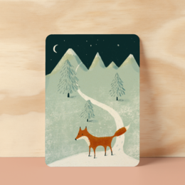 Postcard |  Nocturnal fox