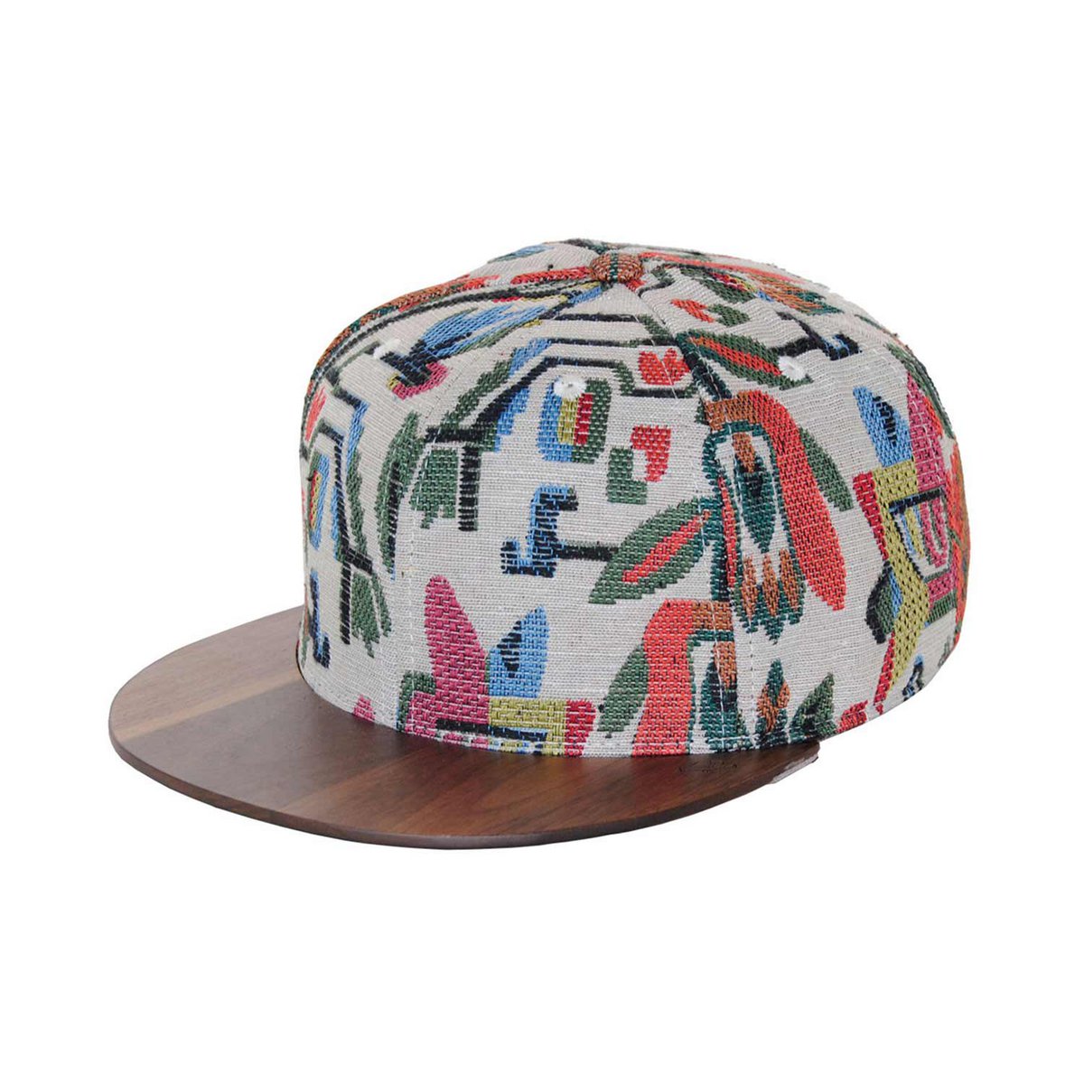 Cap with Wooden Brim