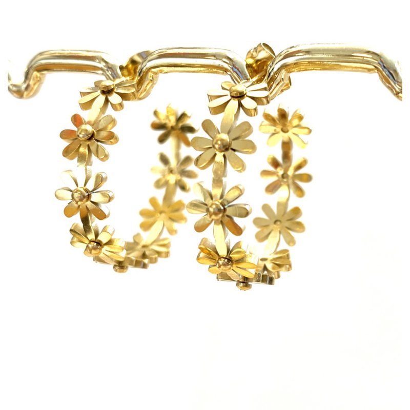 Boucles d'oreilles fleurs