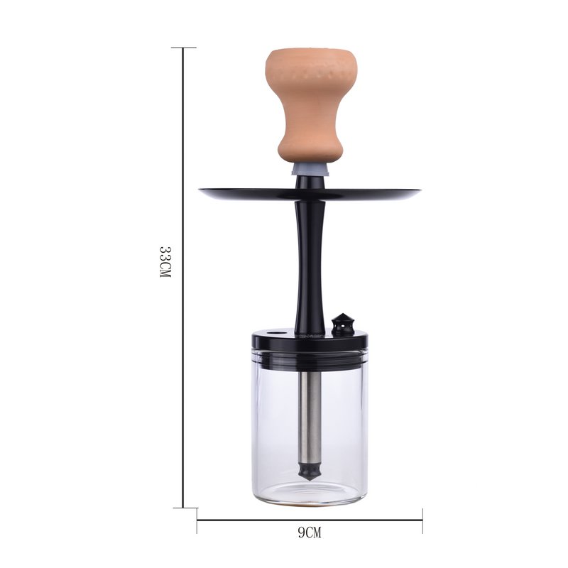 Chicha Deroua Alaun und Zange – Narguile – Shisha – 34 cm
