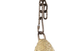 HÆNGENDE LÆNESTOL SYNTETISK RATTAN 90X70X110 120kg MA MB161055