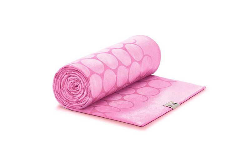 Gecko Touch Yoga håndklæde - Wild Rose