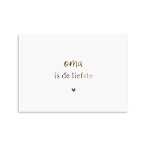Card Granny Dearest | gold foil