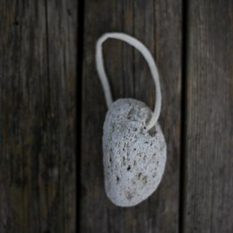 Volcanic pumice stone, light