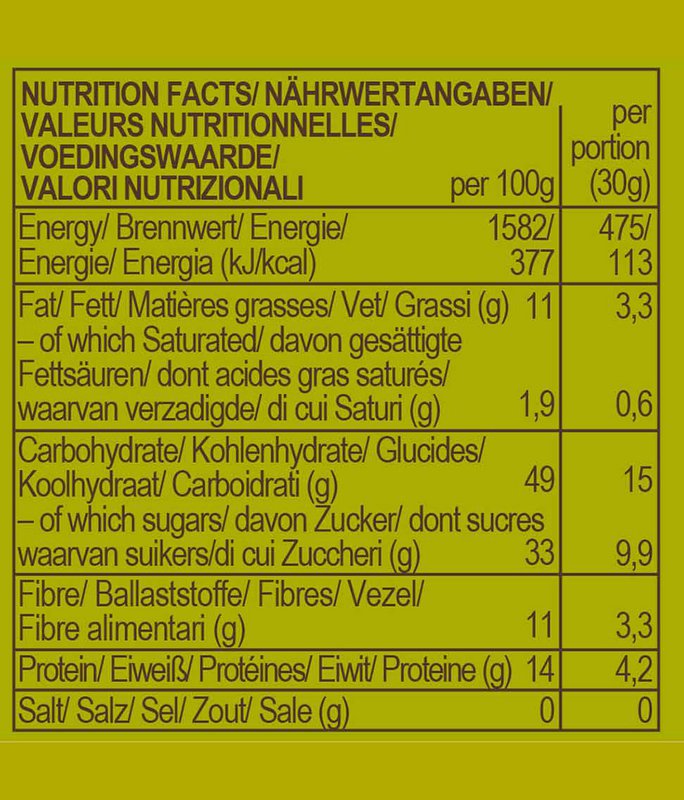 Hemp Protein Bar, organic, Roobar, 30g