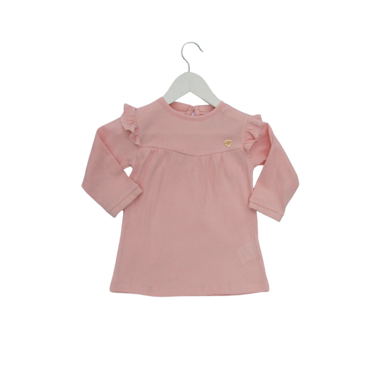 Little Chiq Robe bébé rose tendre