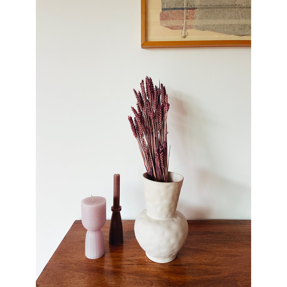 Weizenlila Trockenblumen
