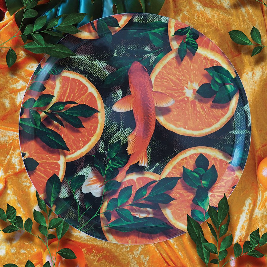 Juice round tray