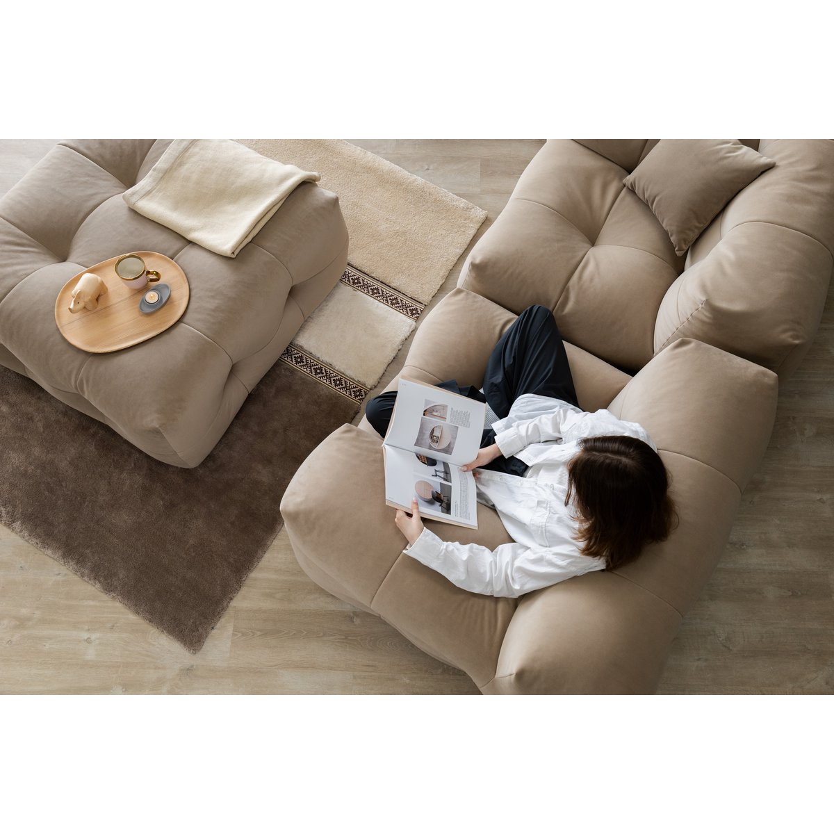 Not-a-sofa pouf