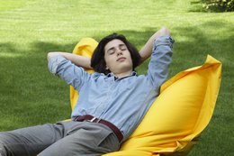 BEANBAG - vieux jaune