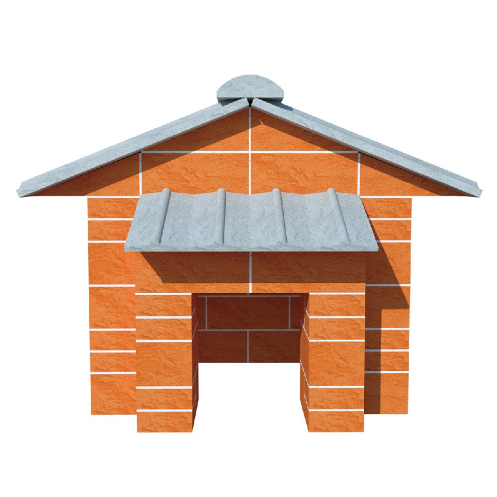Kit di costruzione STEAM DIY Cottage Casa vacanze - Brick - prima crea i tuoi mattoncini e poi costruisci!