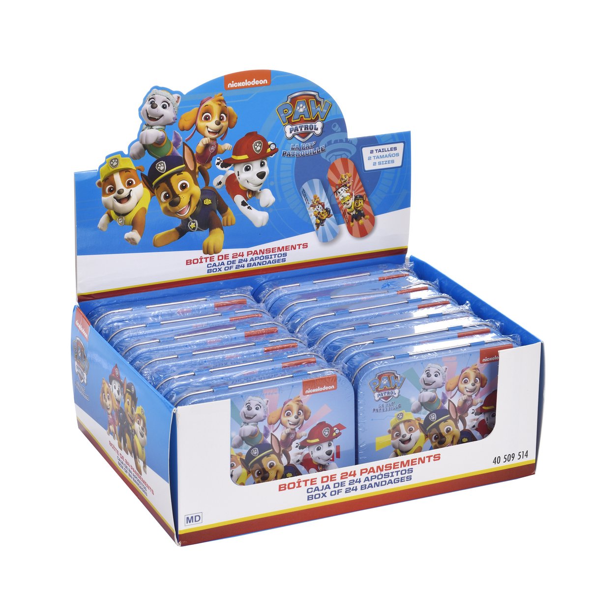 PAW PATROL METALLBOX 24 VERBINDUNGEN