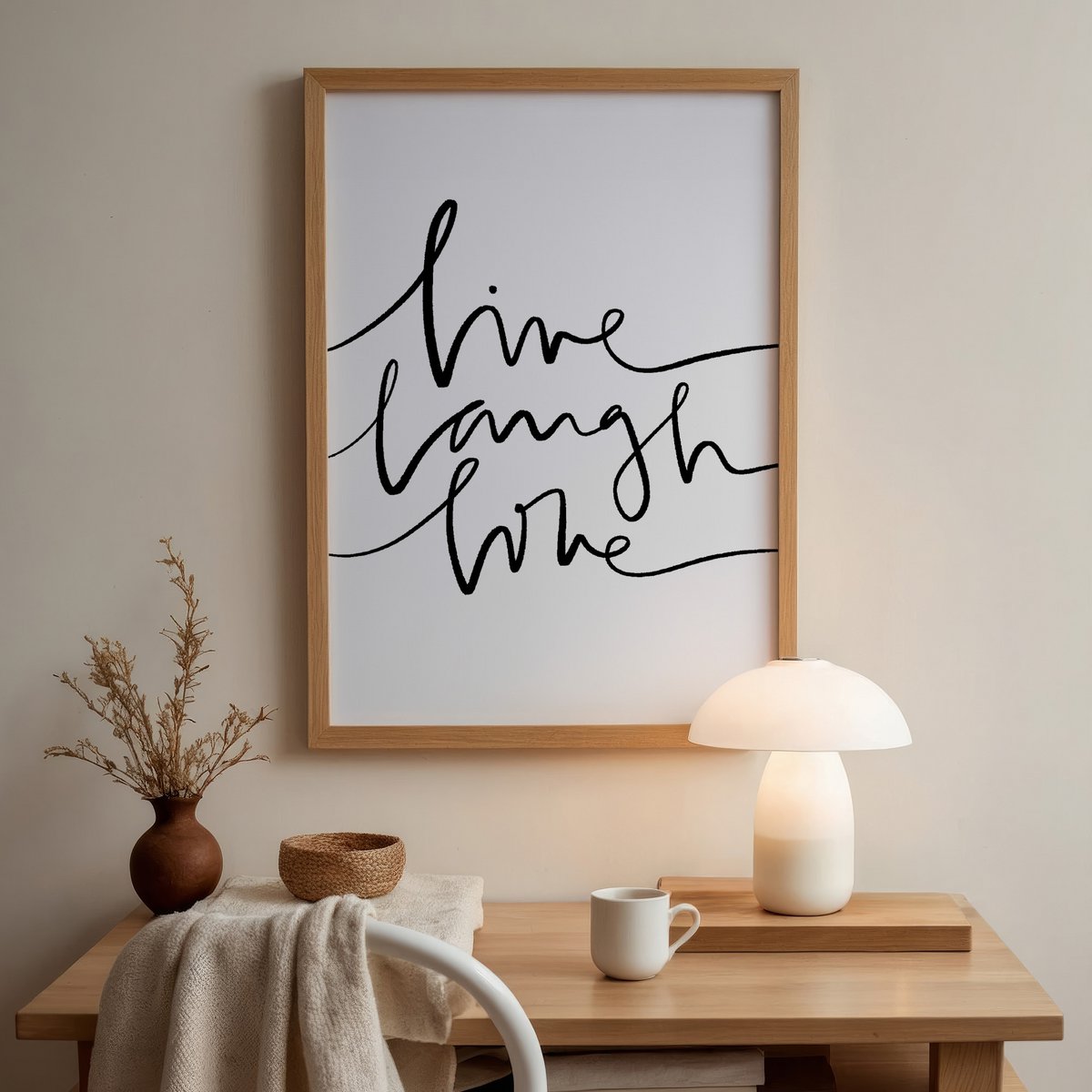 Poster: Live Laugh Love