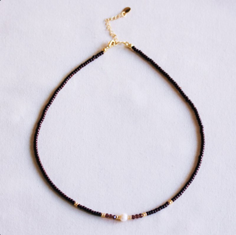 Miyuki necklace - Cacao Crush