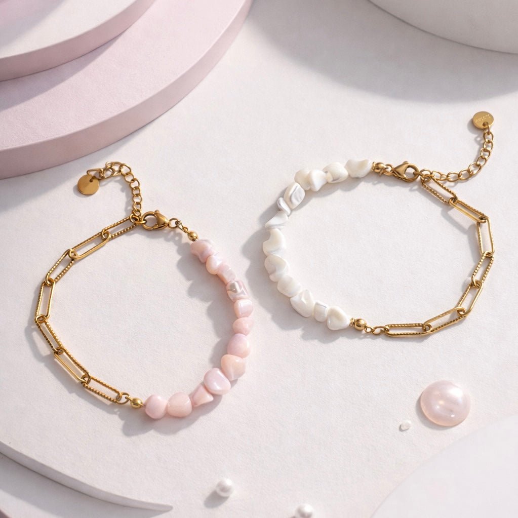 SALINA – Armband mit Muschelsplittern