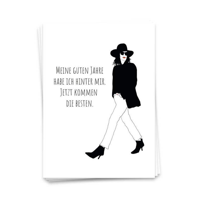 Meine guten Jahre - Postkarte 10er Set