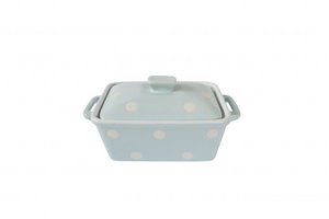 Pastelblauwe botervloot Isabelle Rose