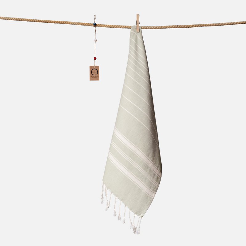 Serviette Ecobain "Nouveau Classique" | Sirène magique (Salbeigrün)