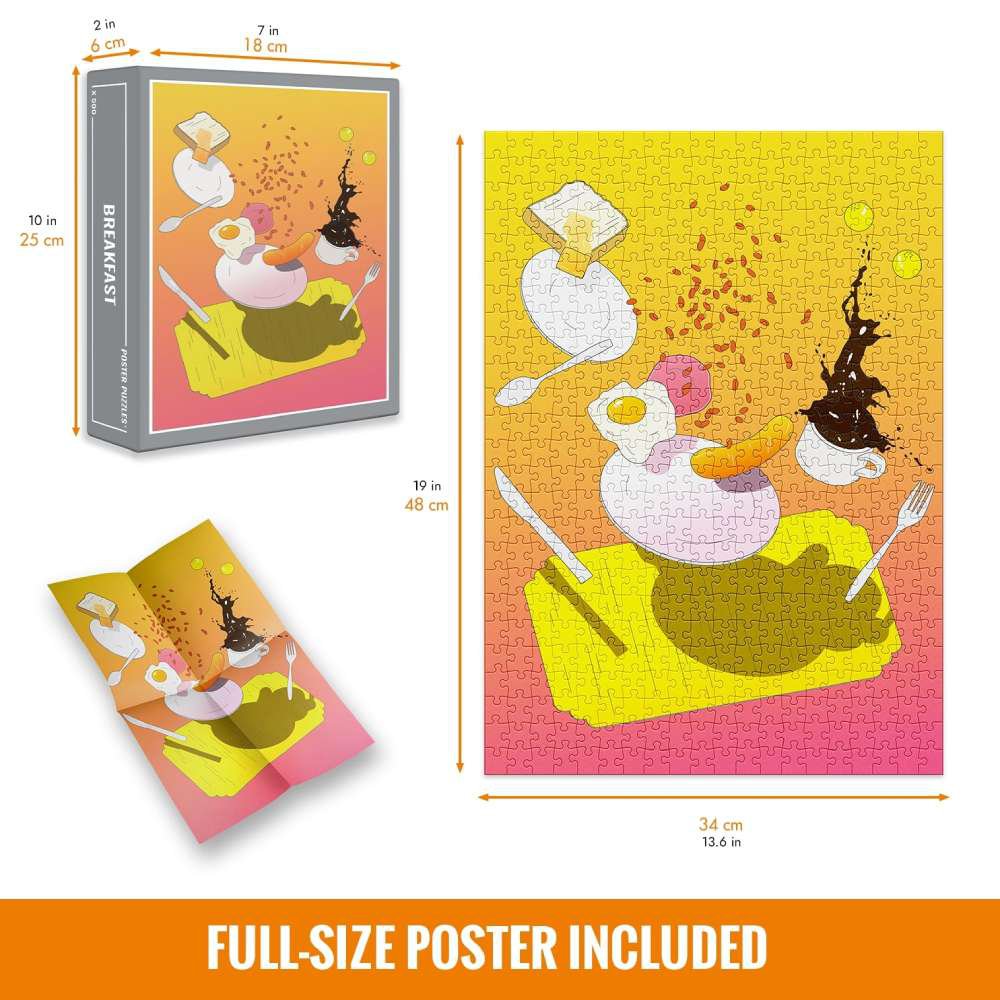 Breakfast Jigsaw Puzzle (500 pieces)