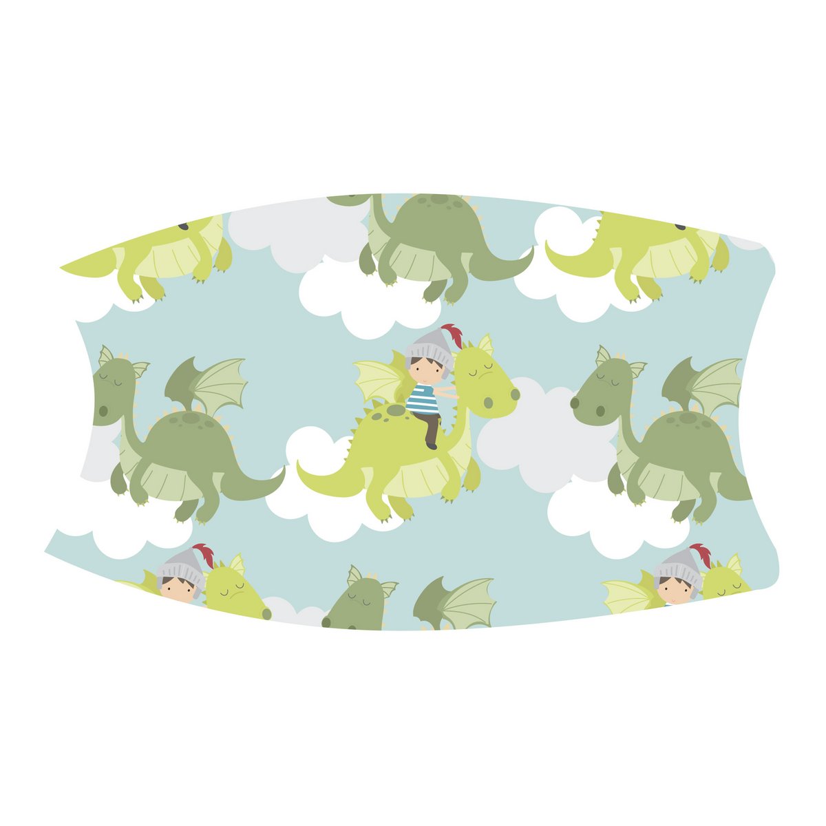 Gorro bucal / Mascarilla bucal niños Dragón