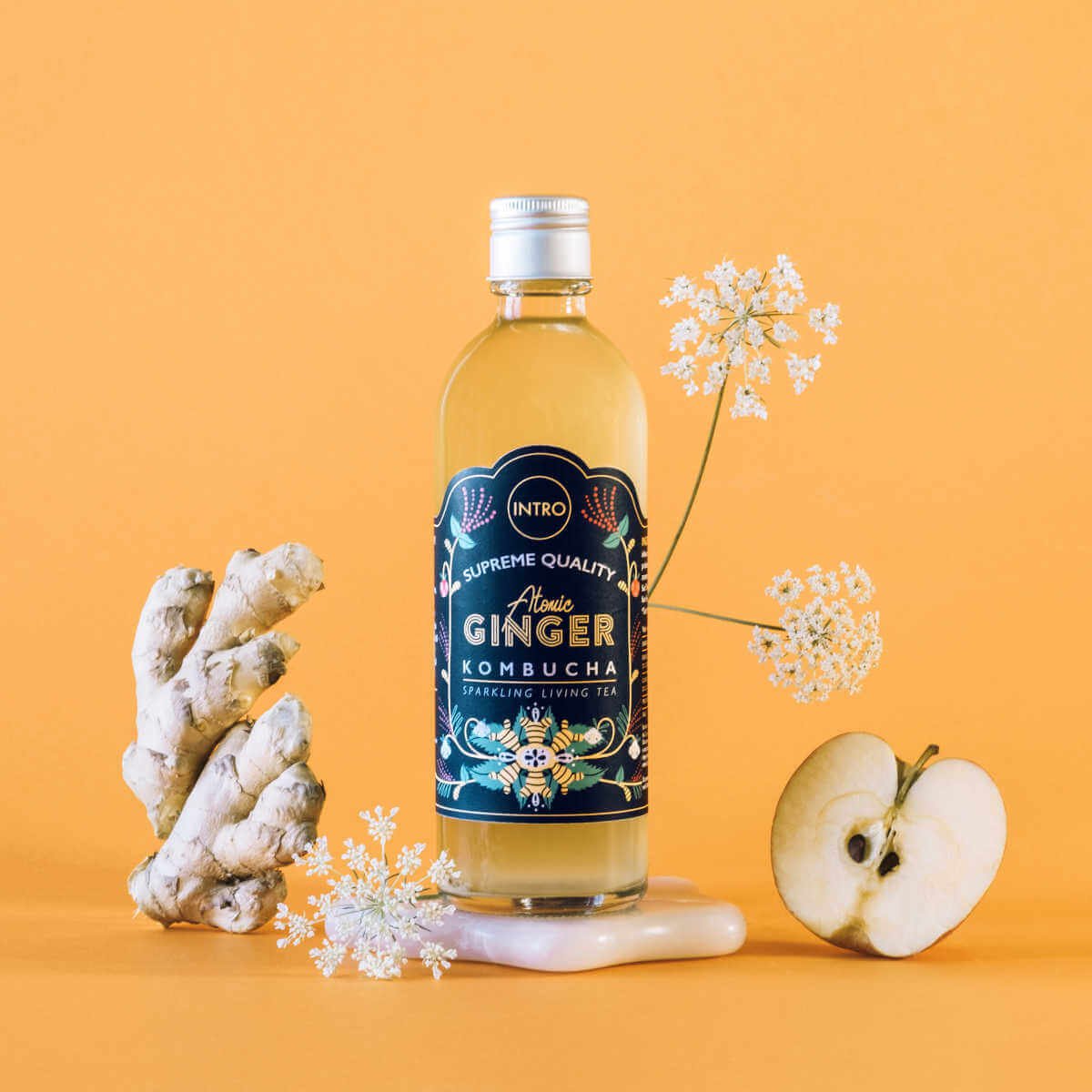 Atomaire Gember Kombucha 0,33L