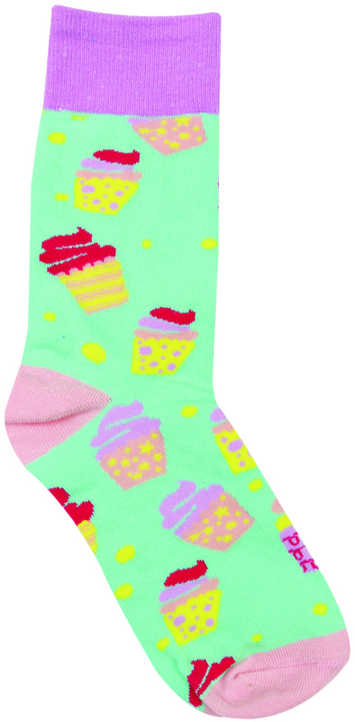Socks cupcake