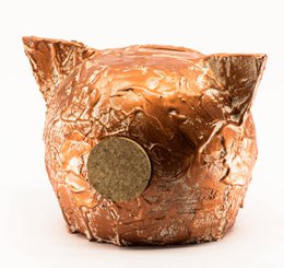 Keramik-Sparschwein - Grunge-Sammlung | Vintage Spardose Glas